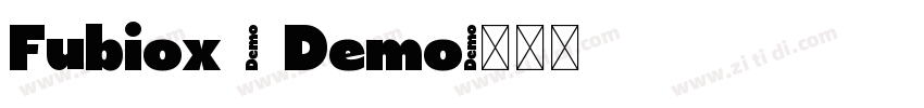 Fubiox - Demo字体转换